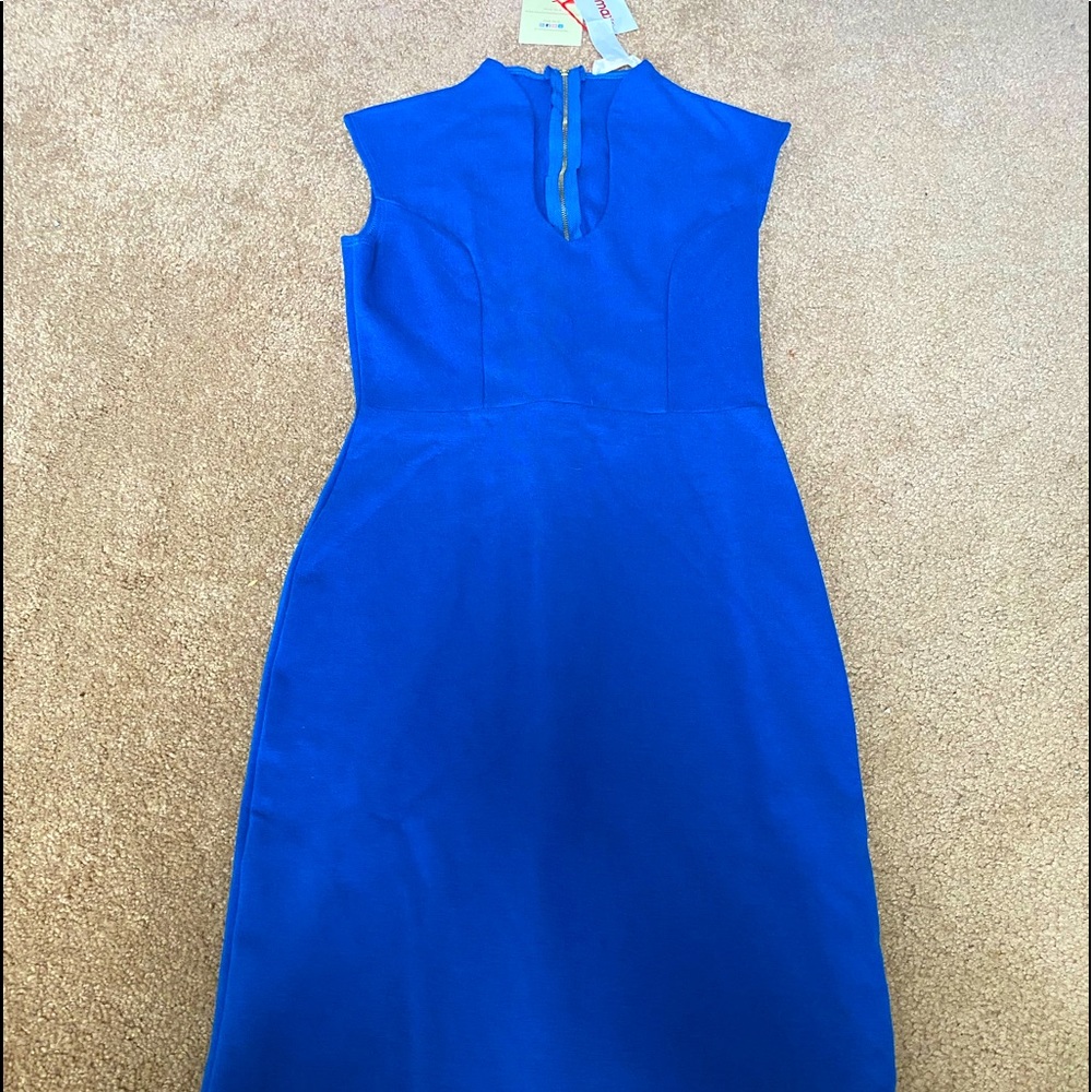 Royal blue dress